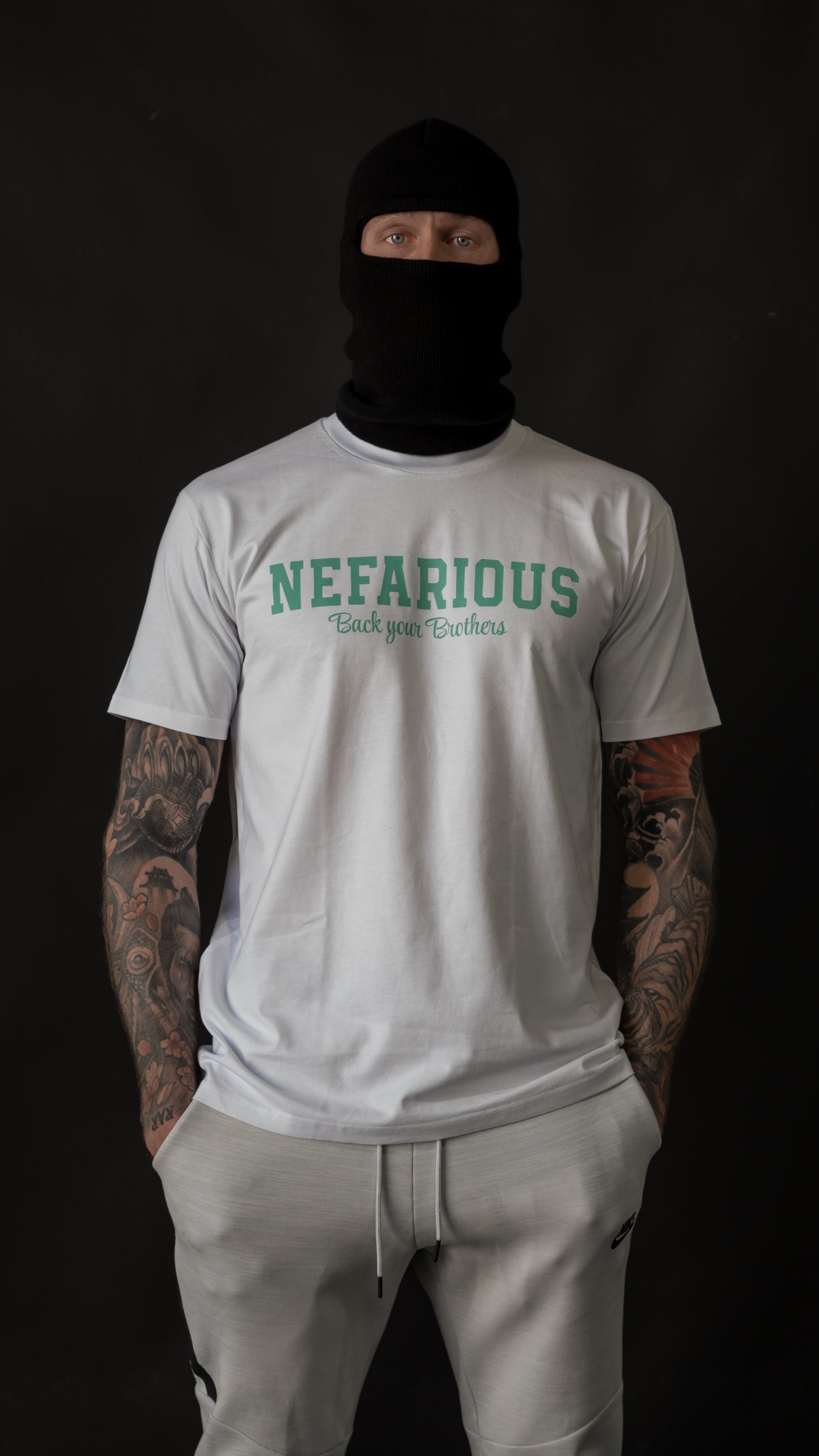 BACK YOUR BROTHERS - WHITE & LAGOON