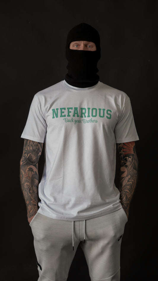 BACK YOUR BROTHERS - WHITE & LAGOON